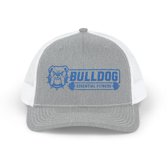 Bulldog Embroidered Snap Back Trucker Hat