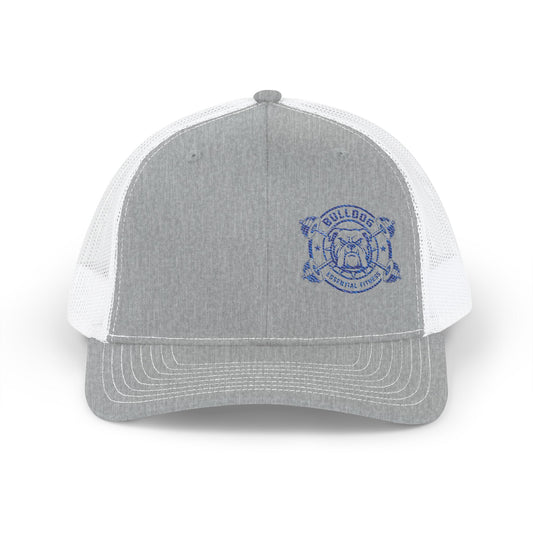 Bulldog Embroidered Snapback Trucker Hat