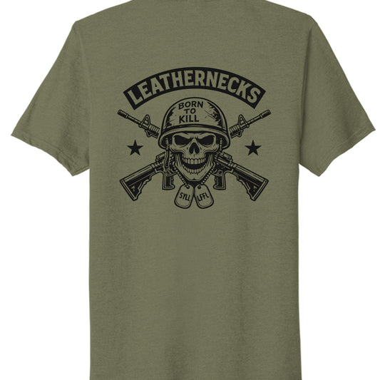 Military Green Heather - BACK