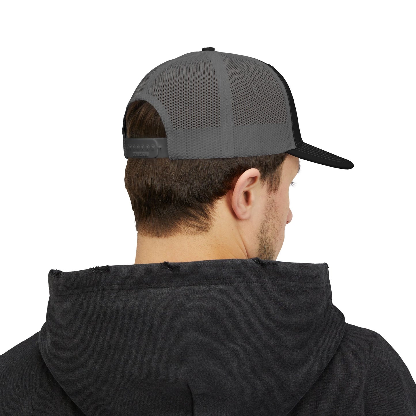 Bulldog Embroidered Snapback Trucker Hat