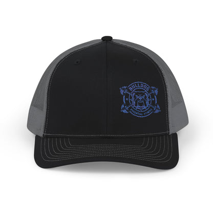 Bulldog Embroidered Snapback Trucker Hat