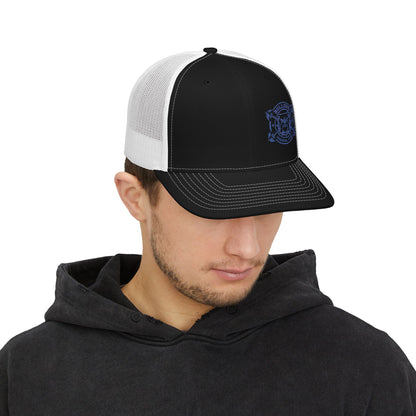 Bulldog Embroidered Snapback Trucker Hat