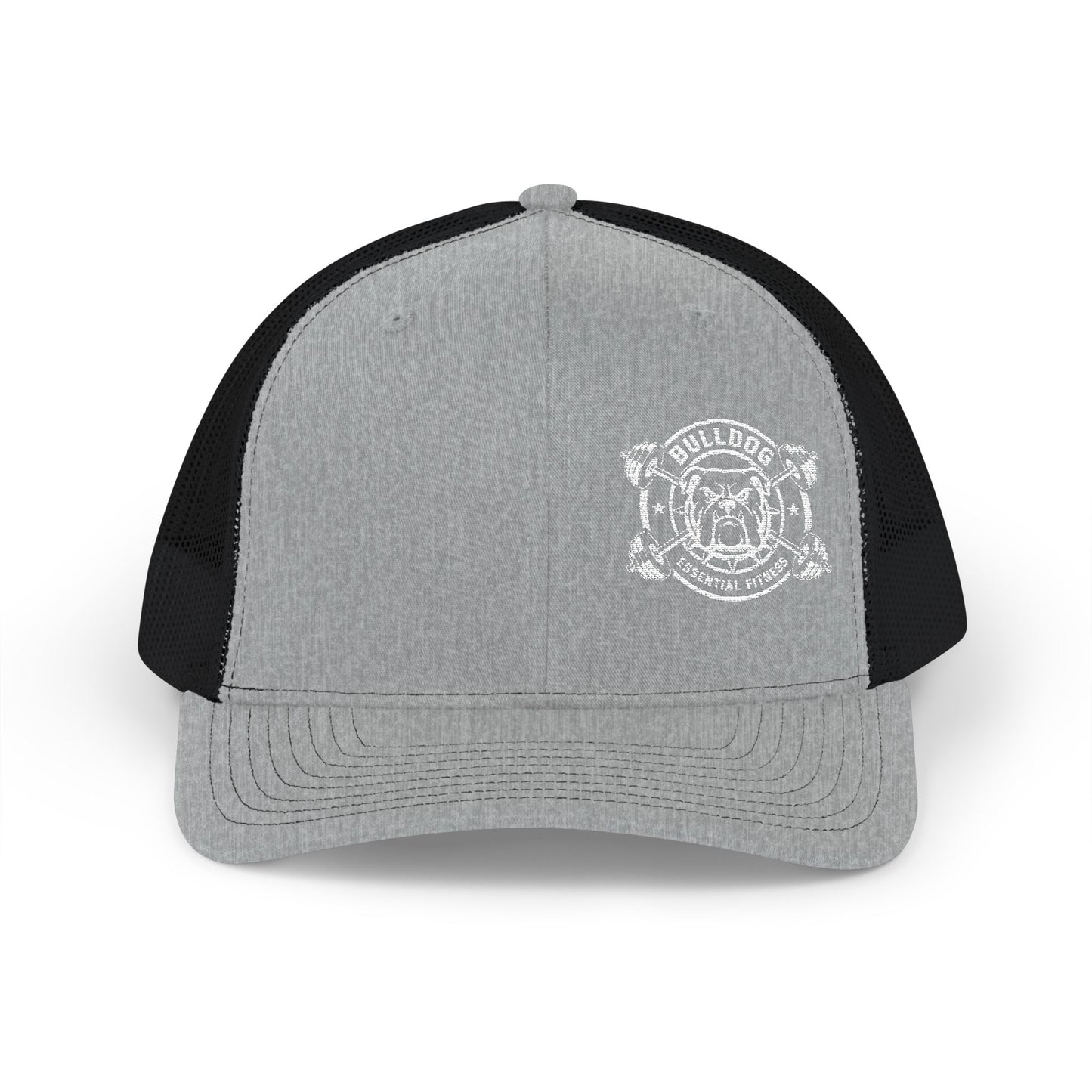 Bulldog Embroidered Snap Back Trucker Hat