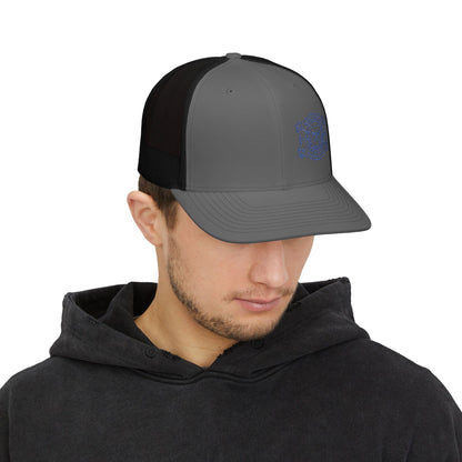 Bulldog Embroidered Snapback Trucker Hat