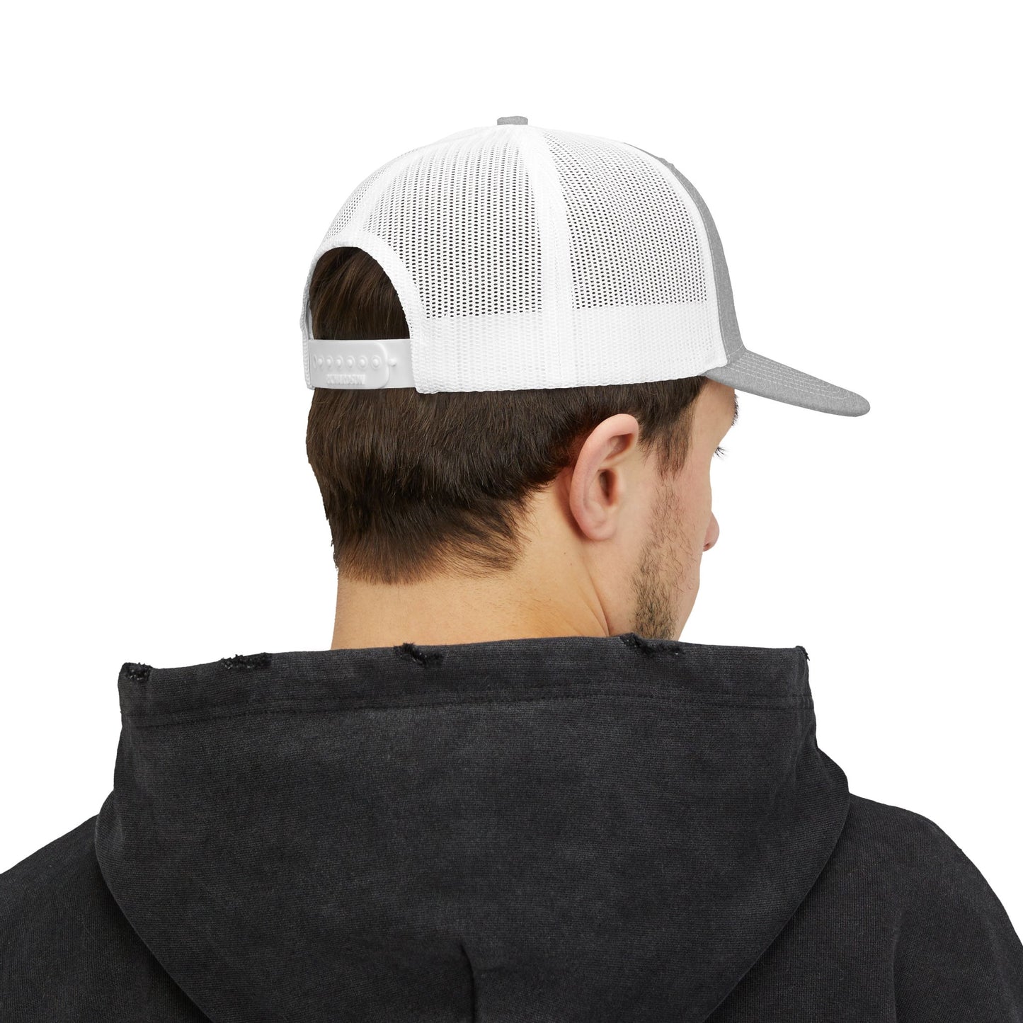Bulldog Embroidered Snap Back Trucker Hat