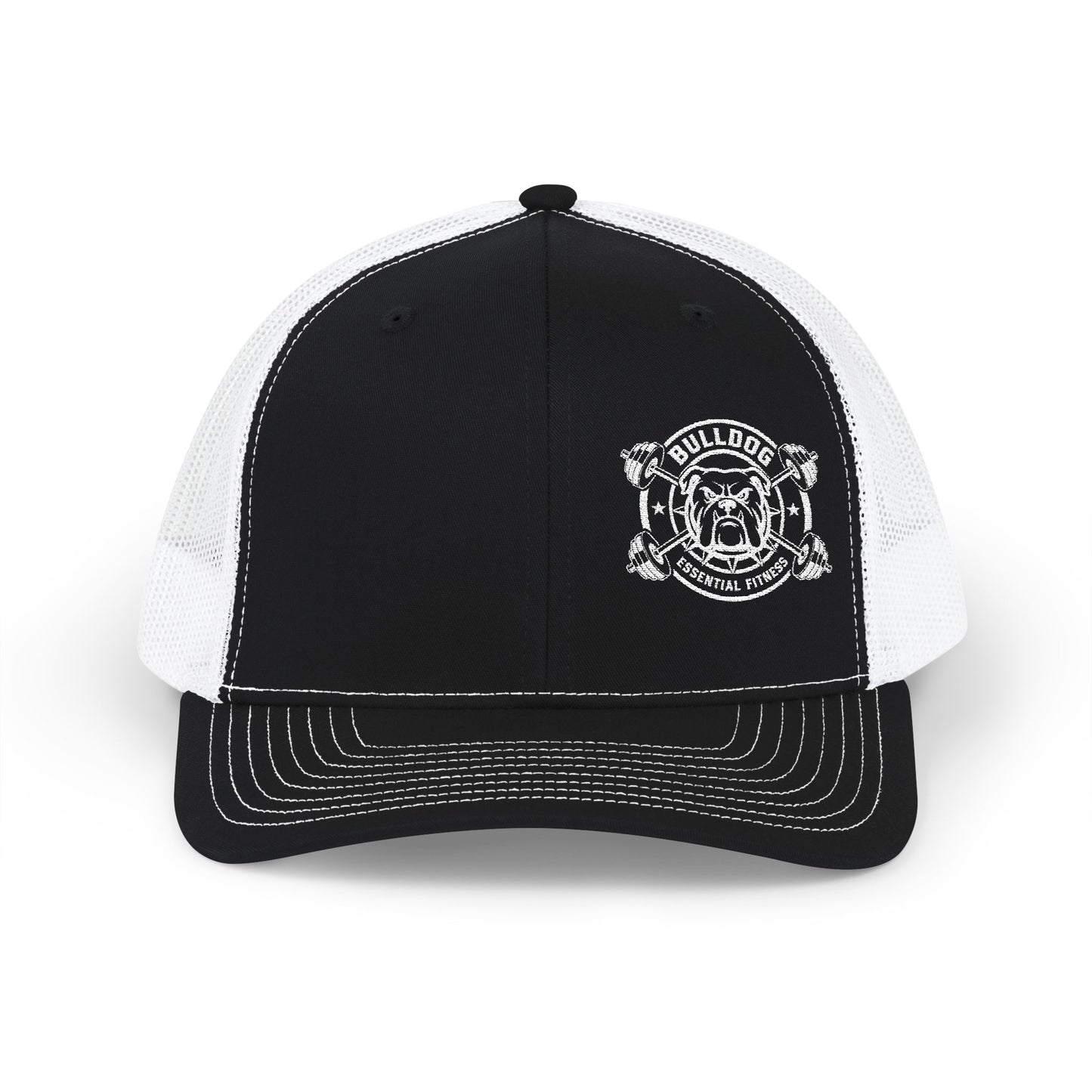 Bulldog Embroidered Snap Back Trucker Hat