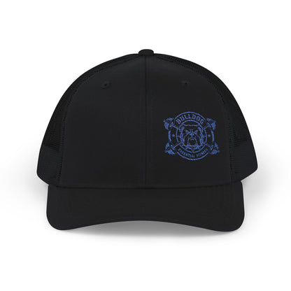 Bulldog Embroidered Snapback Trucker Hat