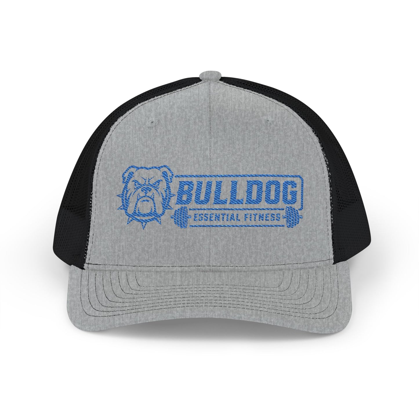 Bulldog Embroidered Snap Back Trucker Hat
