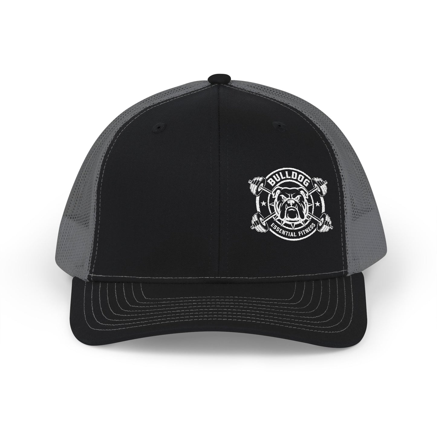 Bulldog Embroidered Snap Back Trucker Hat