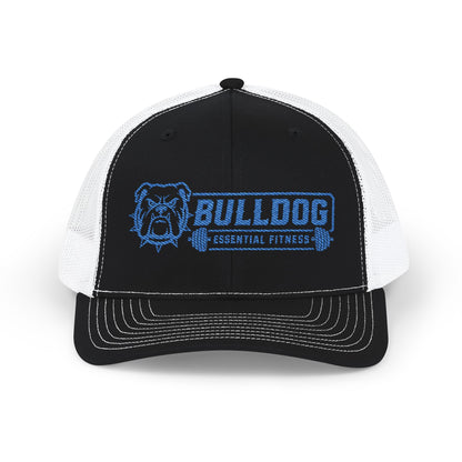 Bulldog Embroidered Snap Back Trucker Hat
