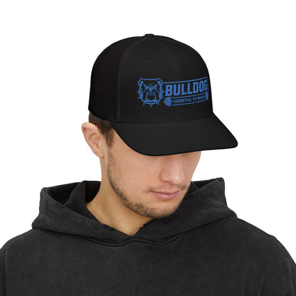 Bulldog Embroidered Snap Back Trucker Hat