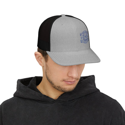 Bulldog Embroidered Snapback Trucker Hat