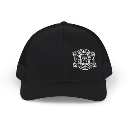 Bulldog Embroidered Snap Back Trucker Hat