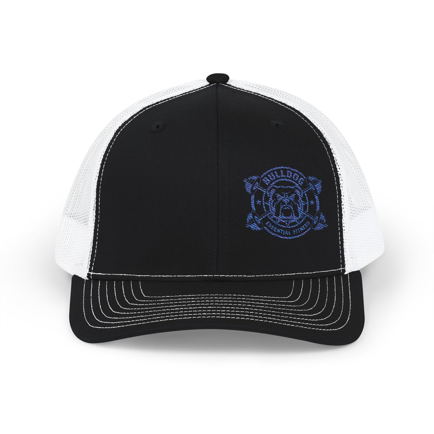 Bulldog Embroidered Snapback Trucker Hat