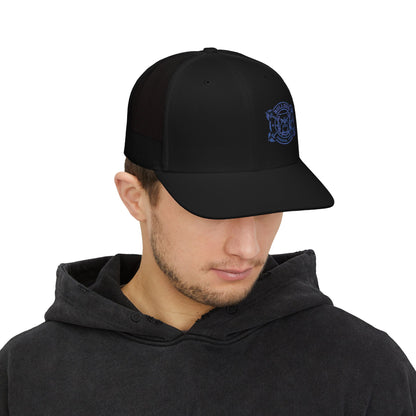 Bulldog Embroidered Snapback Trucker Hat
