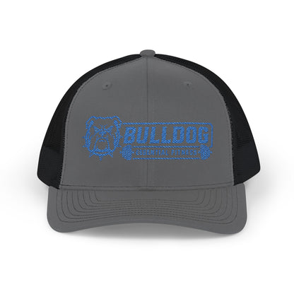 Bulldog Embroidered Snap Back Trucker Hat