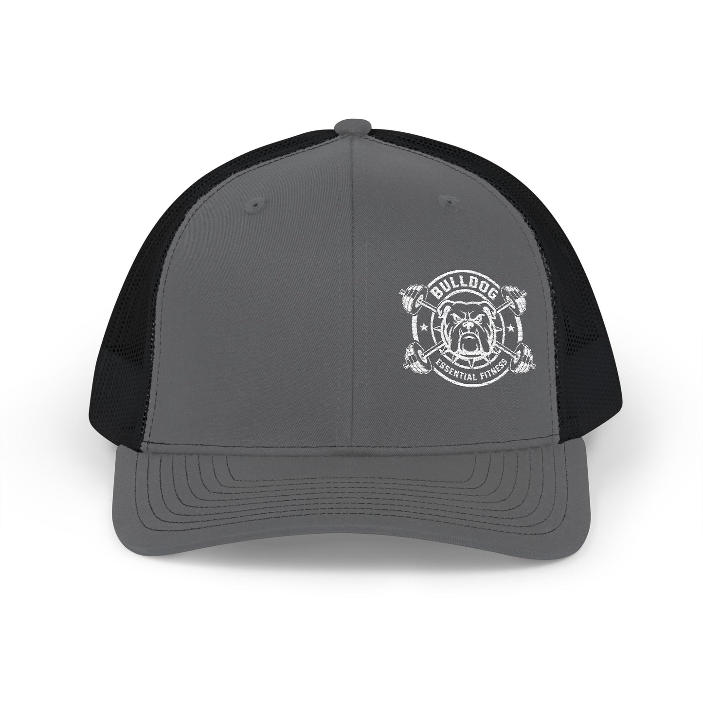Bulldog Embroidered Snap Back Trucker Hat