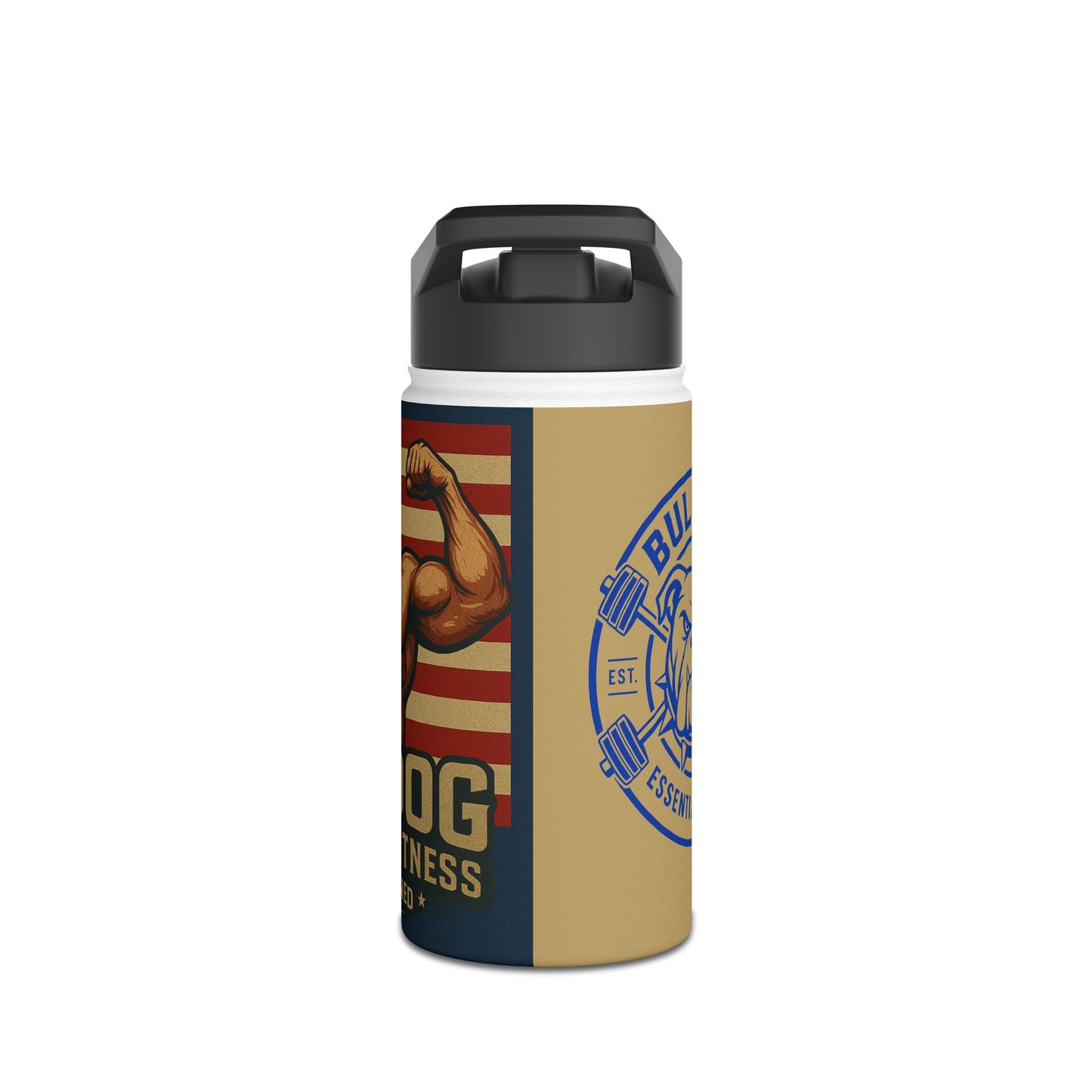 Bulldog Fitness Stainless Steel Water Bottle