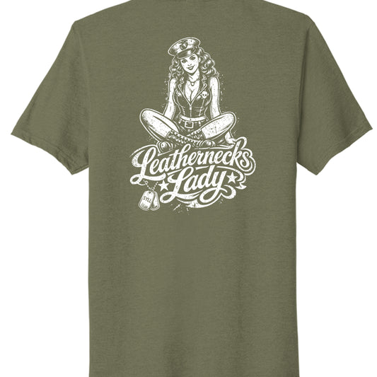 Military Green Heather - BACK