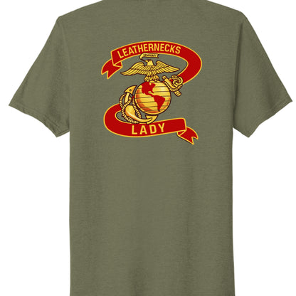 Military Green Heather - BACK