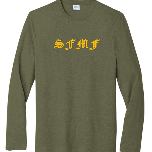 Military Green Heather - FRONT