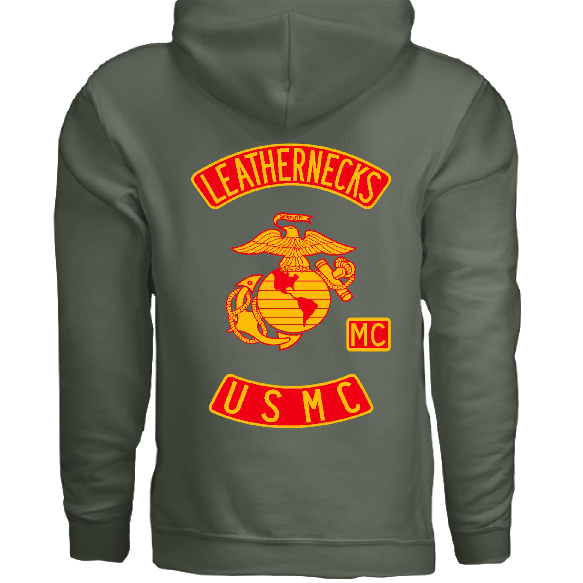 MILITARY GREEN - BACK