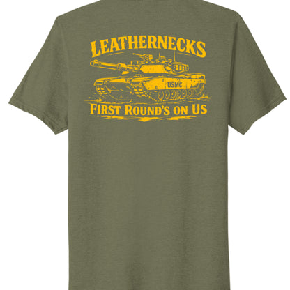 Military Green Heather - BACK