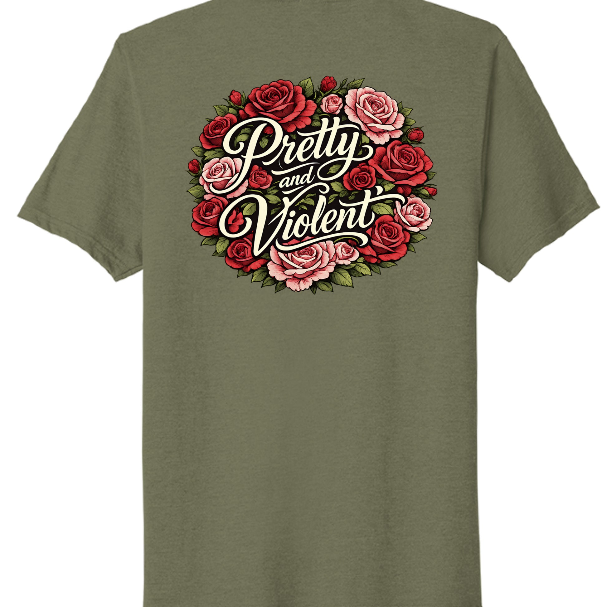 Military Green Heather - BACK