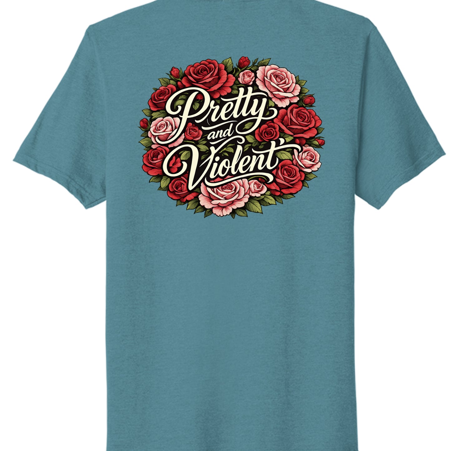 Vivid Teal Heather - BACK