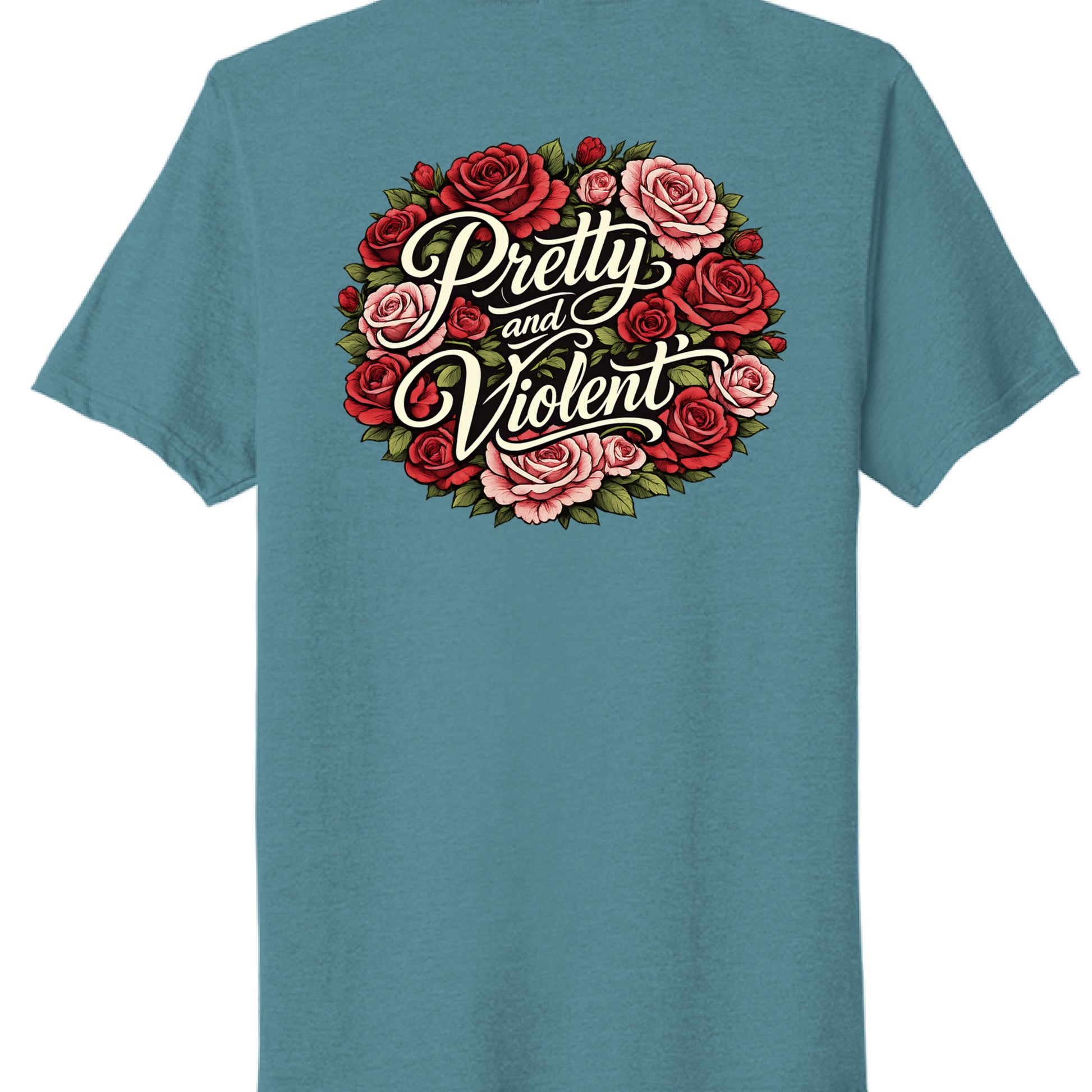 Vivid Teal Heather - BACK