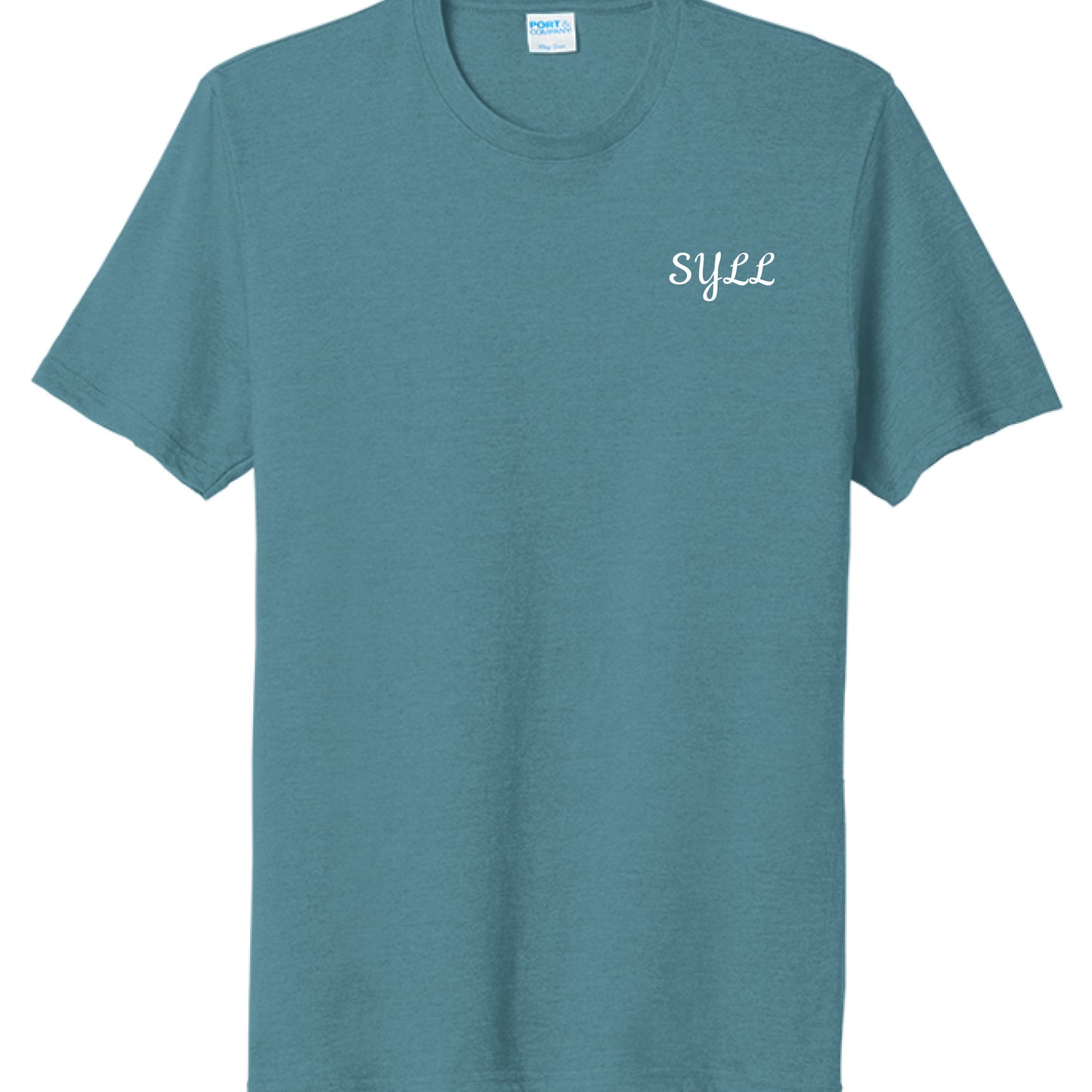 Vivid Teal Heather - FRONT