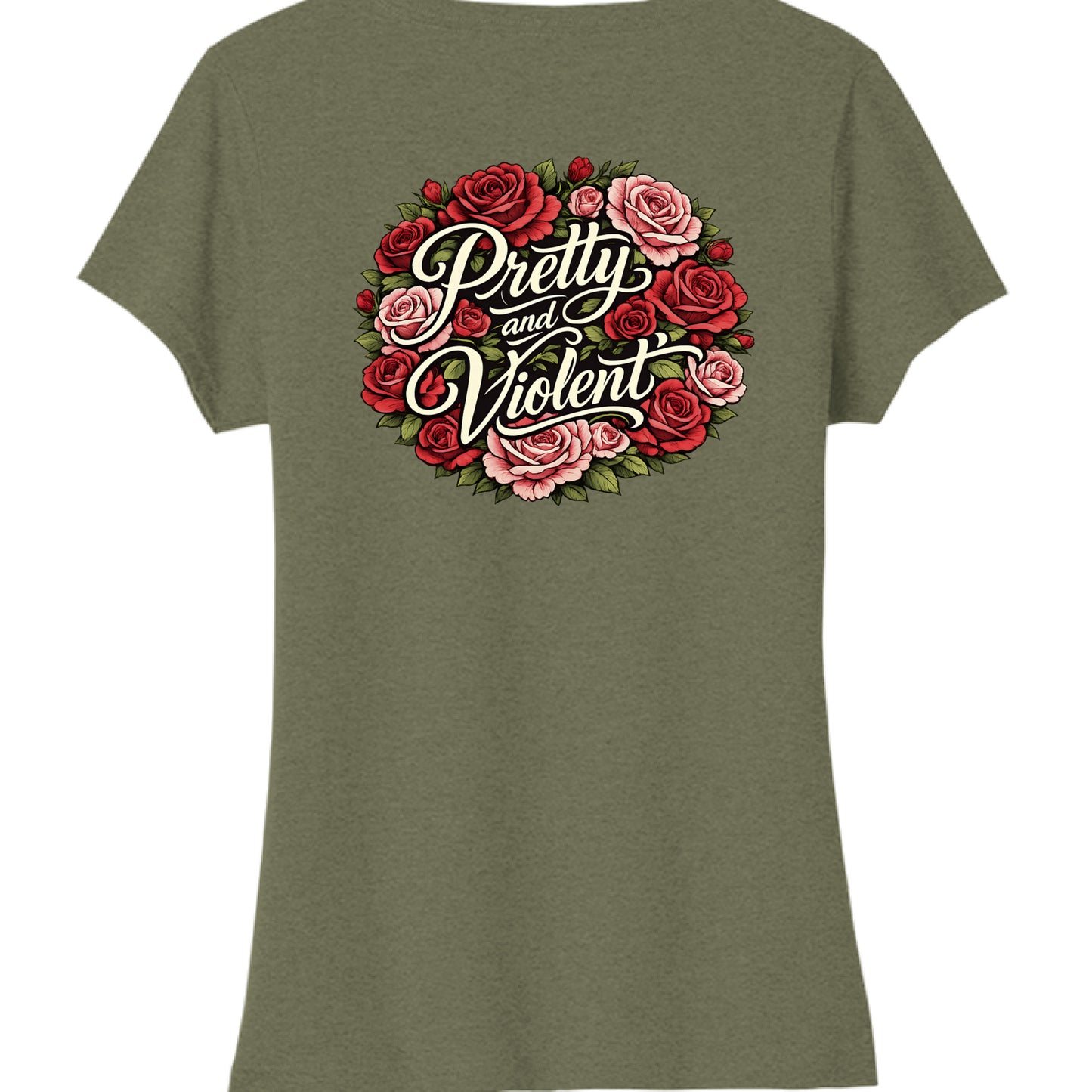 Military Green Heather - BACK
