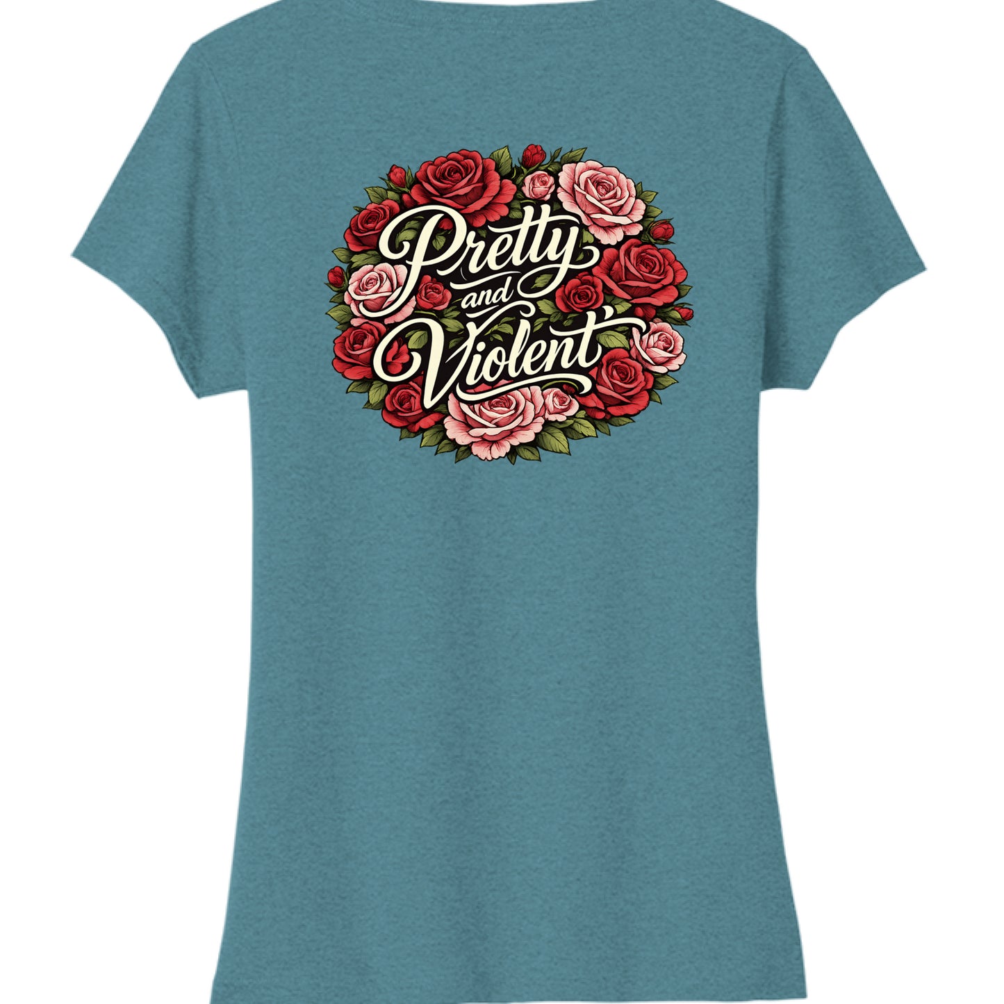 Vivid Teal Heather - BACK