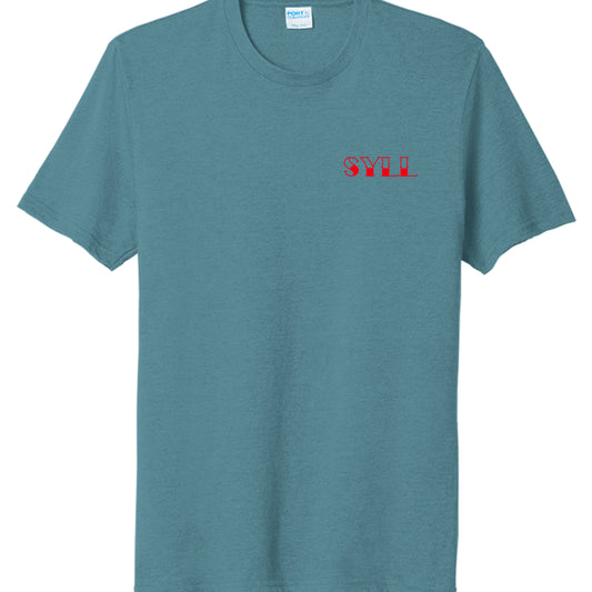 Vivid Teal Heather - FRONT