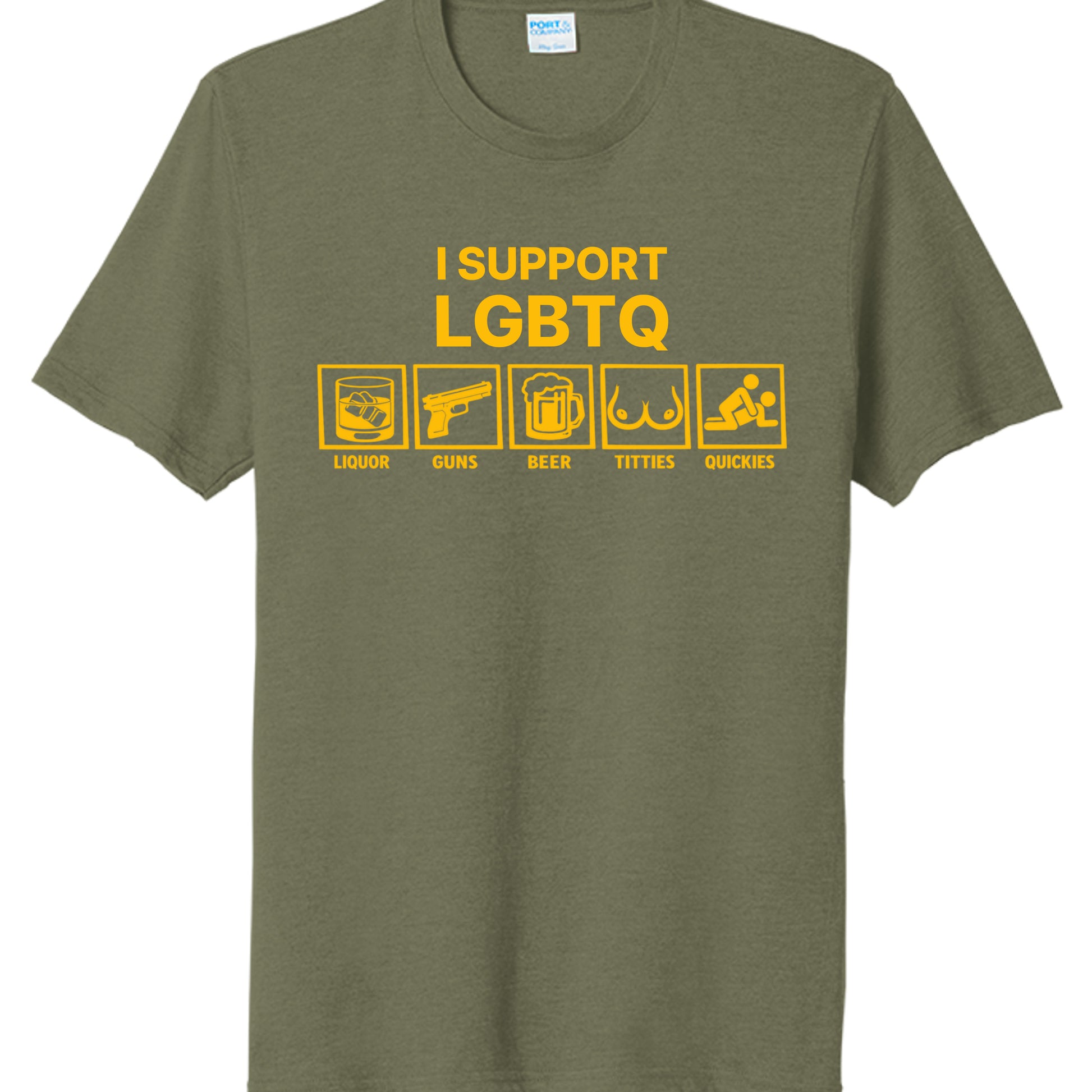 Military Green Heather - PC330 - FRONT
