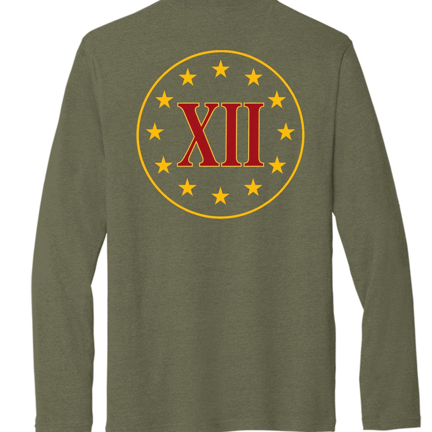 Military Green Heather - PC330LS - BACK
