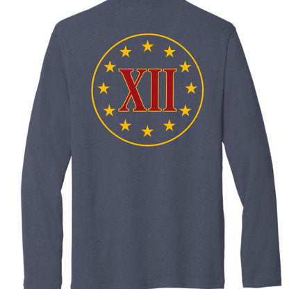 Team Navy Heather - PC330LS - BACK