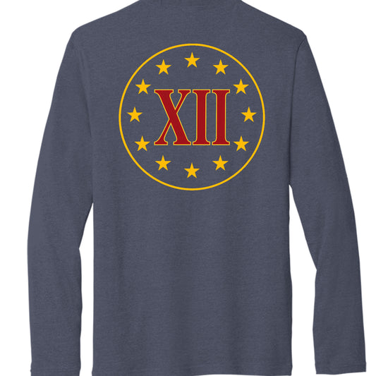 Team Navy Heather - PC330LS - BACK