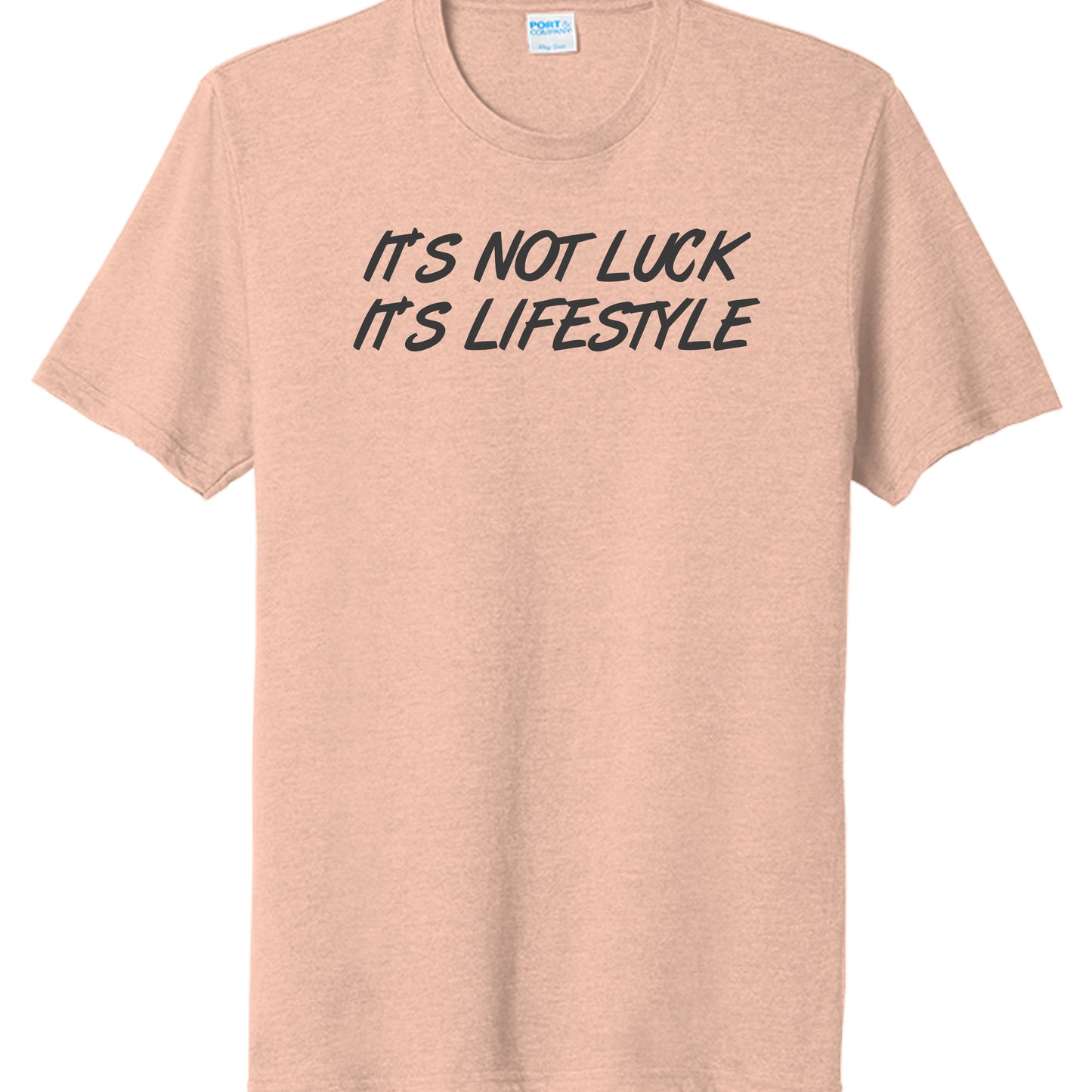 Heathered Dusty Peach - PC330 - FRONT