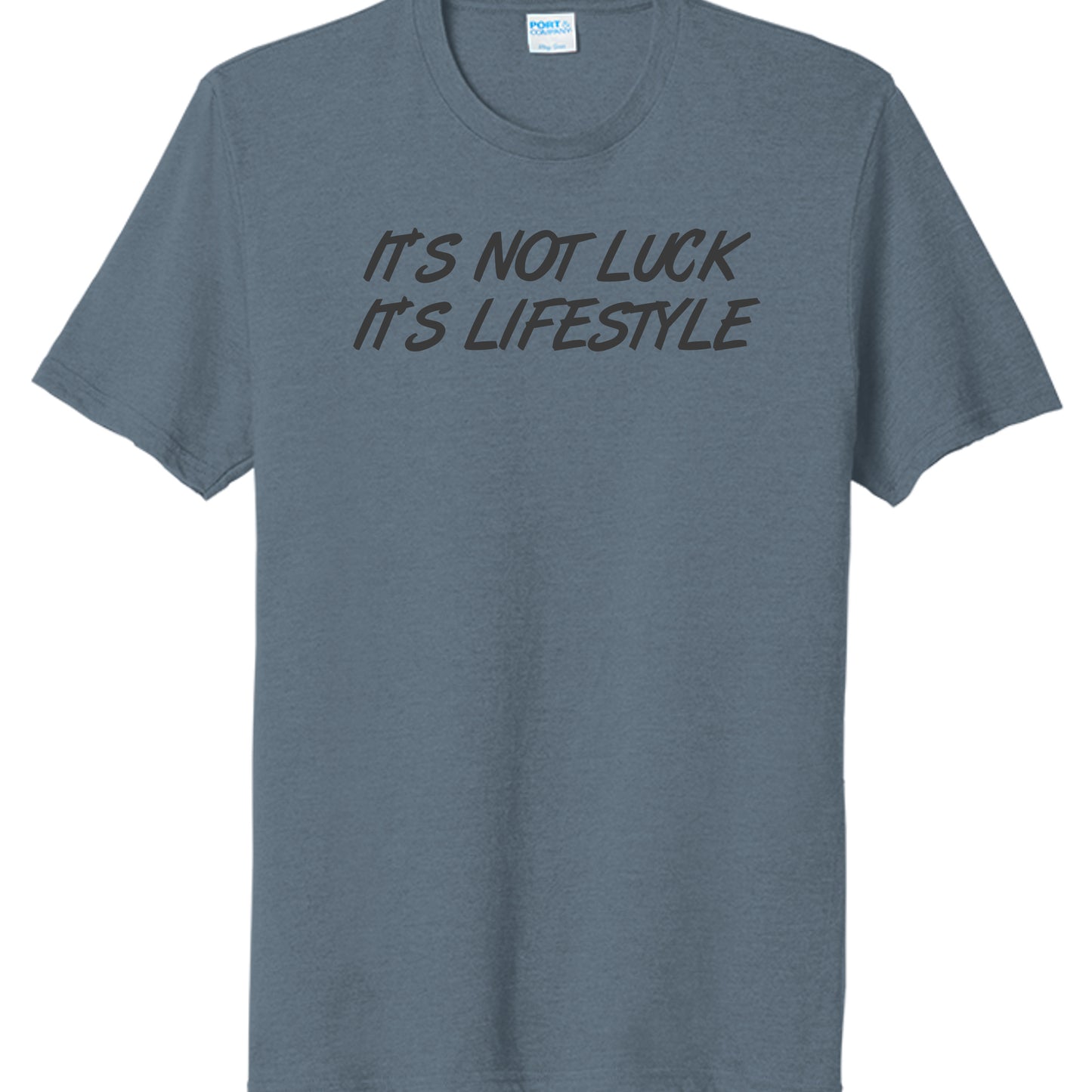Steel Blue Heather - PC330 - FRONT
