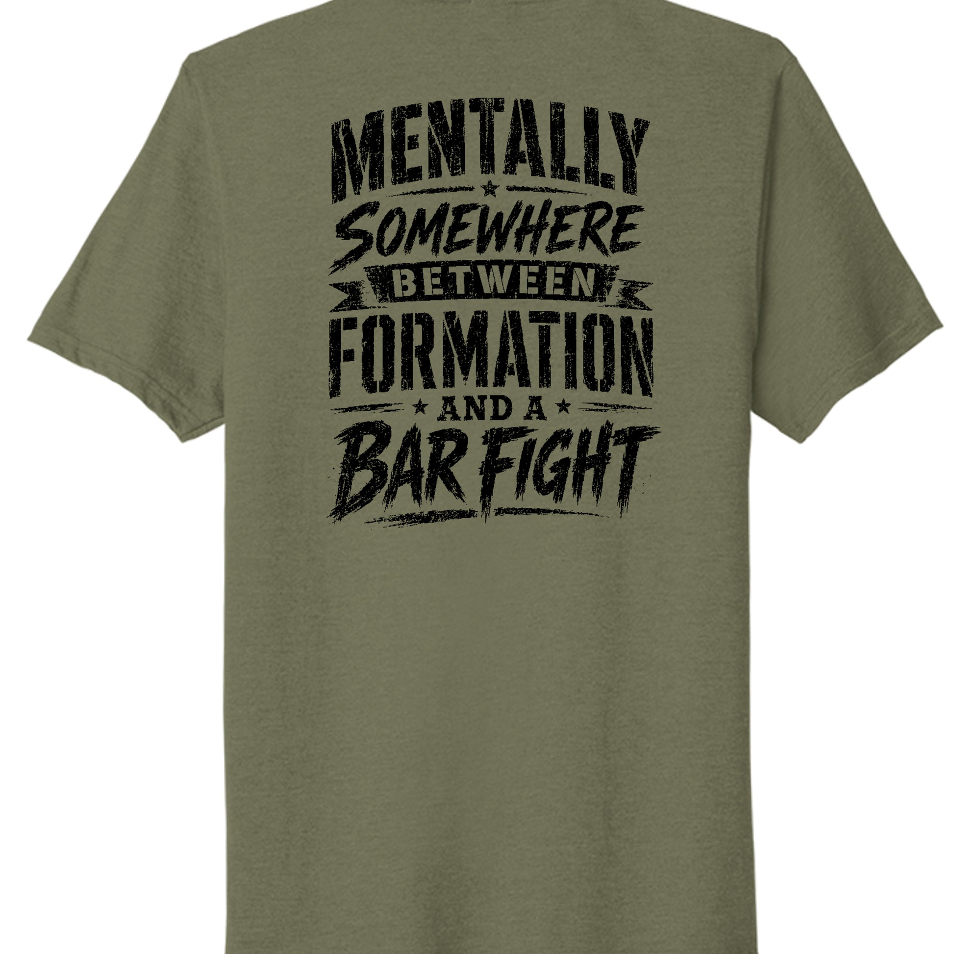 Military Green Heather - PC330 - BACK