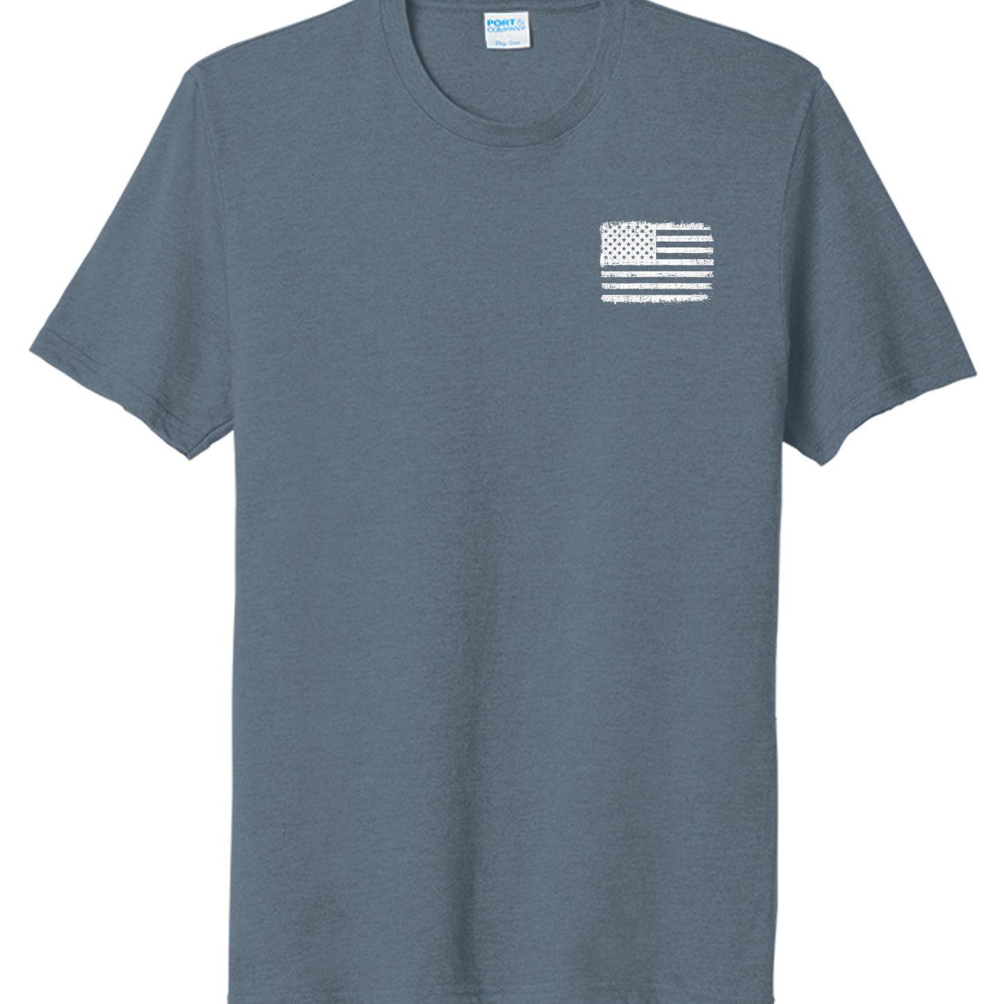 Steel Blue Heather - PC330 - FRONT