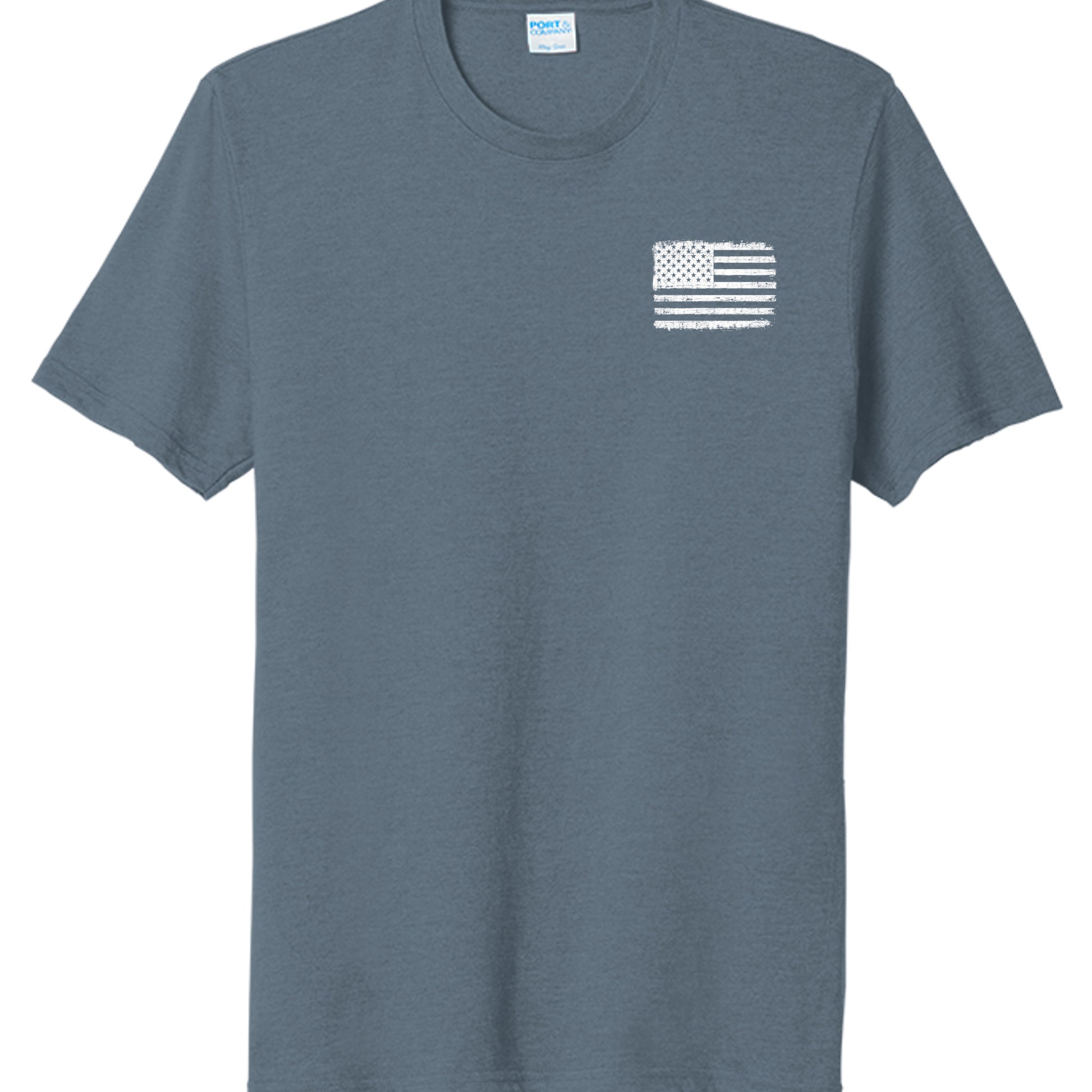 Steel Blue Heather - PC330 - FRONT