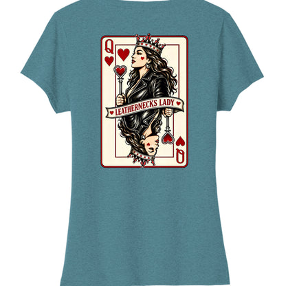 Vivid Teal Heather - LPC330V - BACK