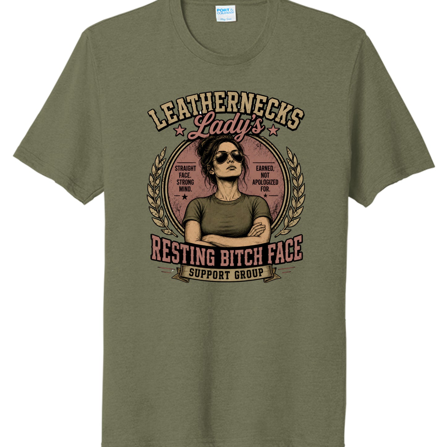 Military Green Heather - PC330 - FRONT