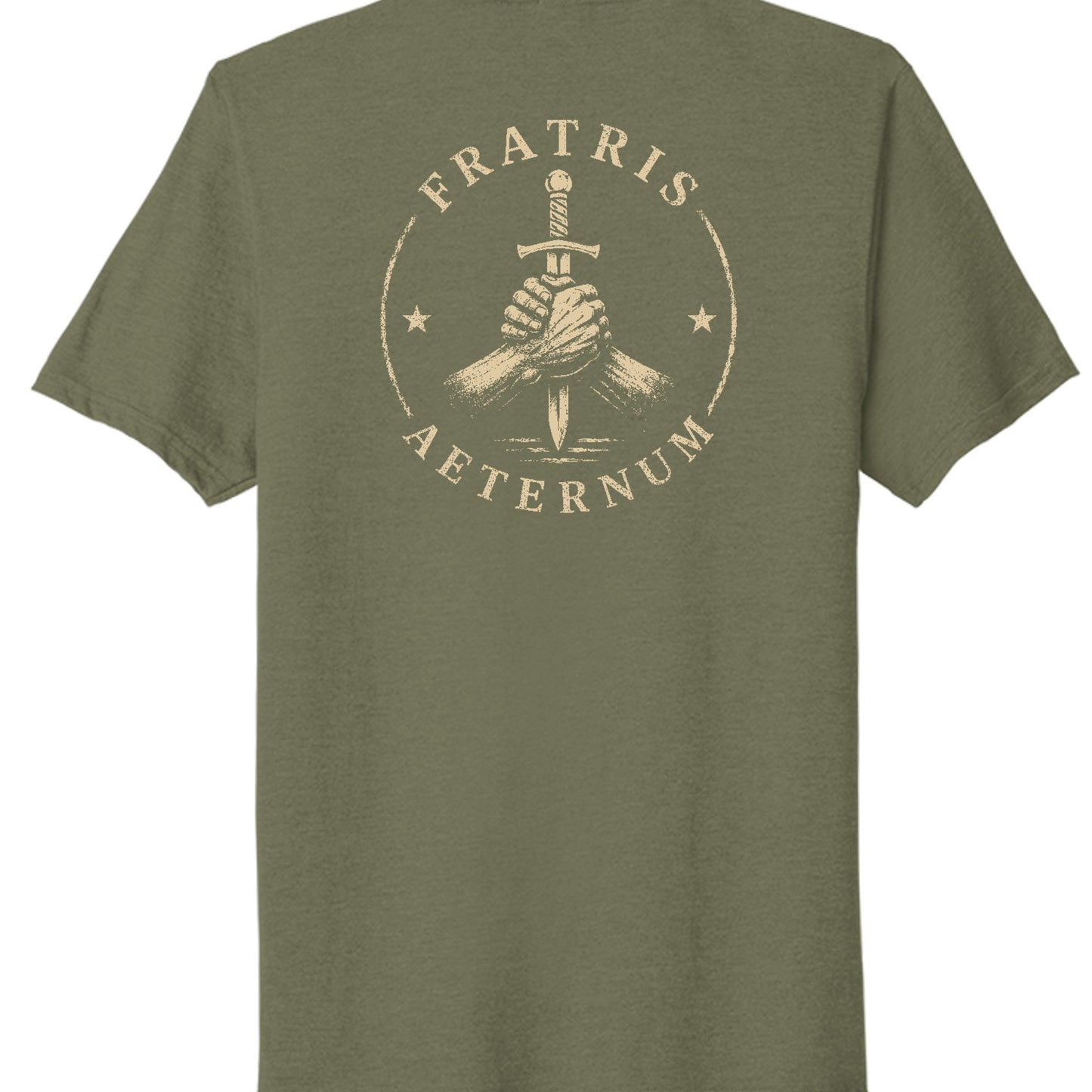 Military Green Heather - PC330 - BACK
