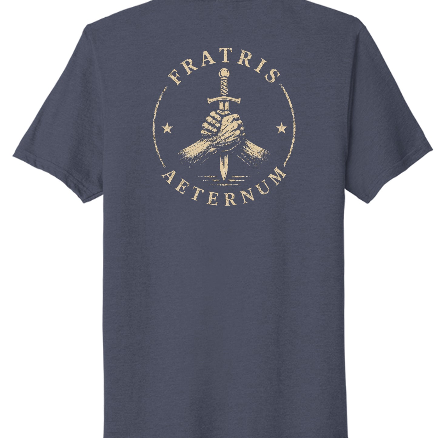 Team Navy Heather - PC330 - BACK
