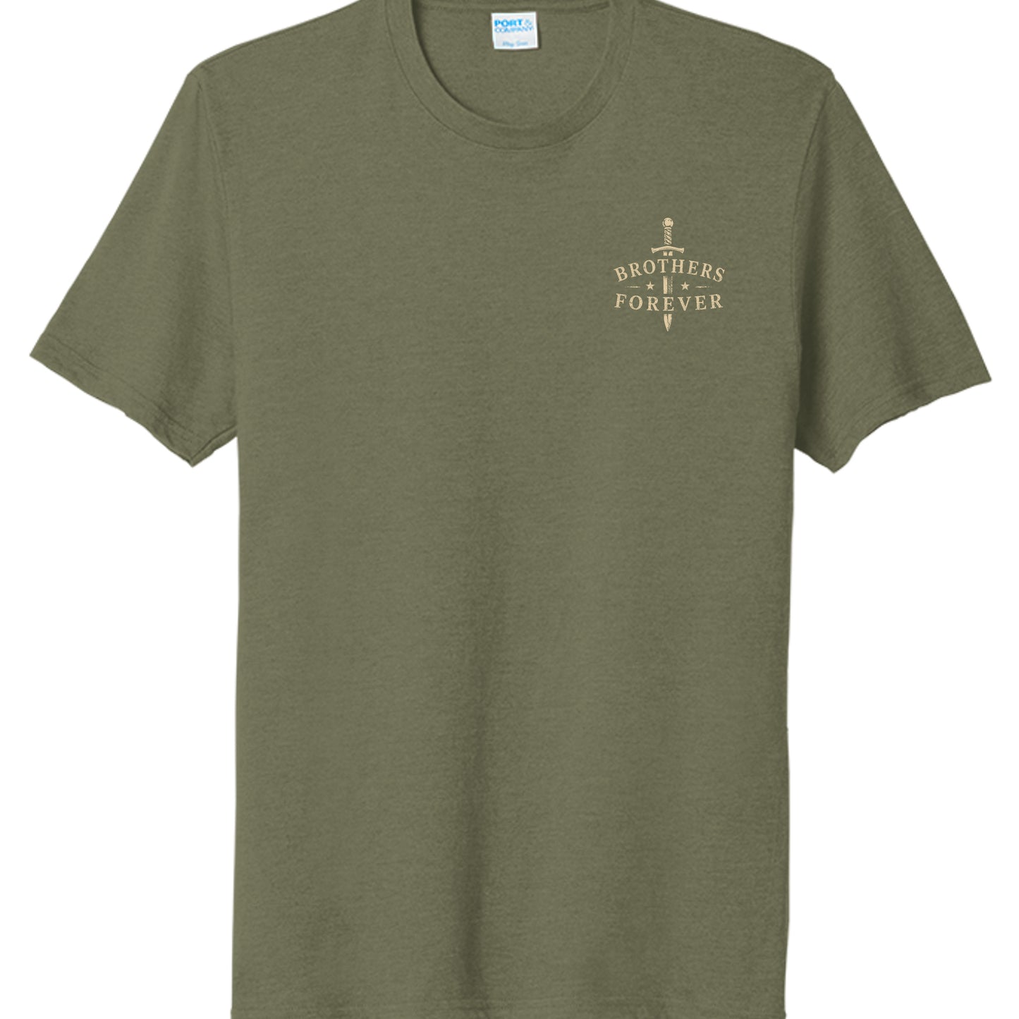 Military Green Heather - PC330 - FRONT