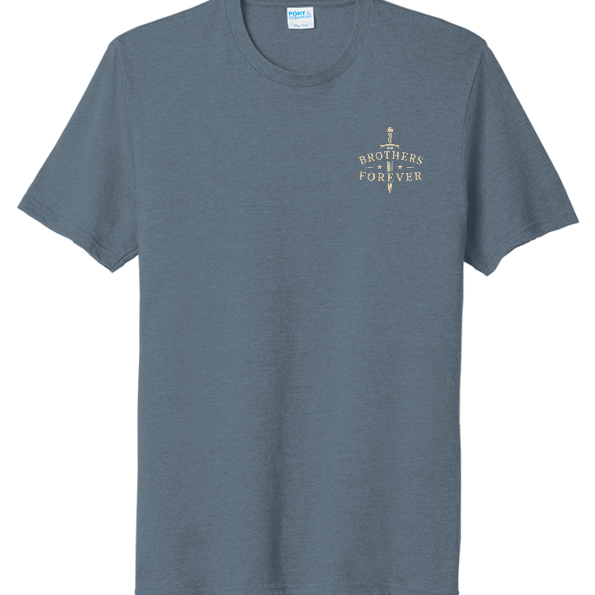 Steel Blue Heather - PC330 - FRONT