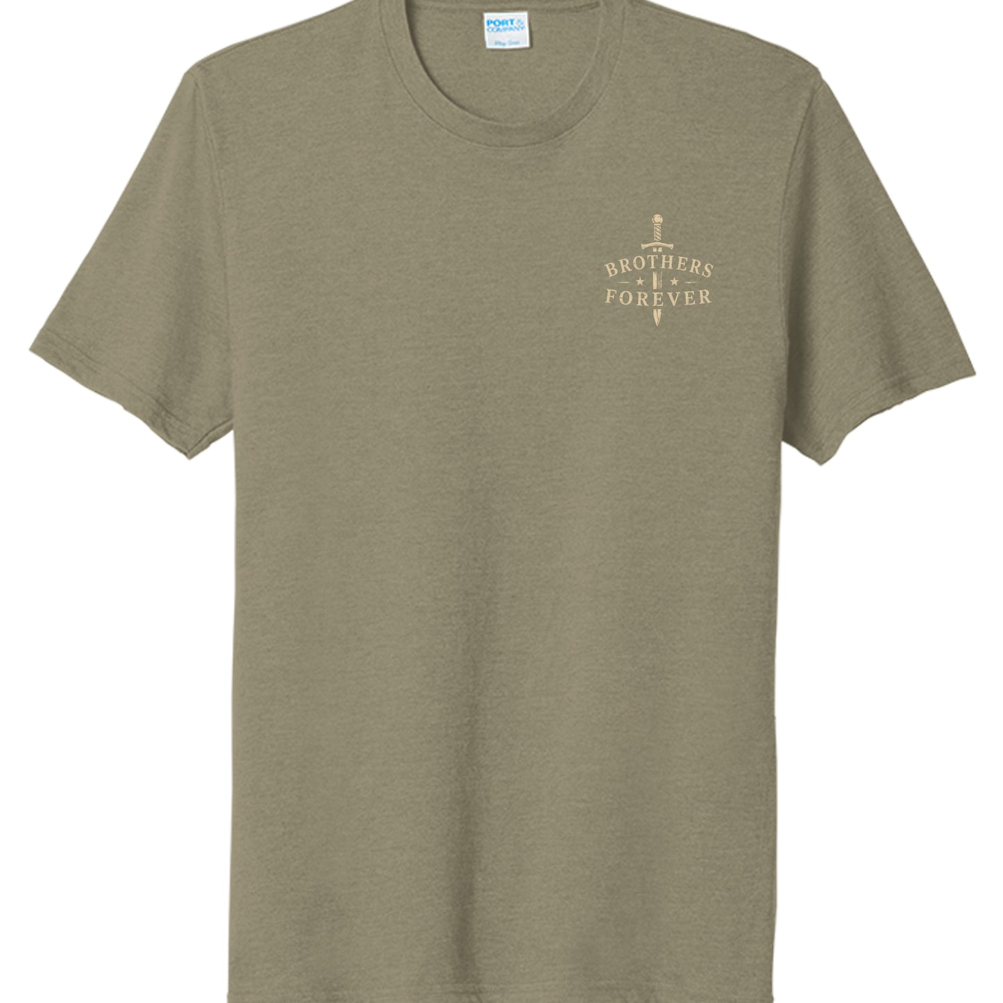 Coyote Brown Heather - PC330 - FRONT